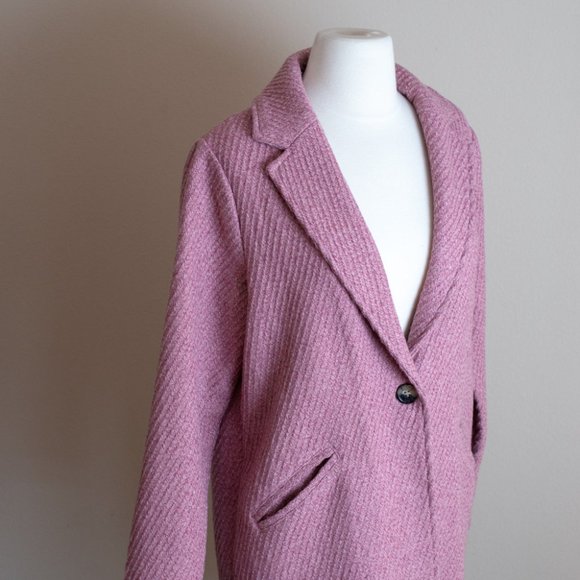 NEW Christian Siriano New York Designer Pink Coat - Picture 5 of 10